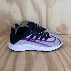 Nike - Zoom Rival Fly - Running Shoes - Gray/Purple - Men's - 8.5 - CD7288-004